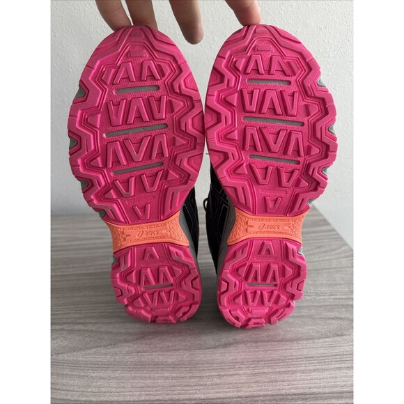 ASICS Gray And Pink Women’s Gel Venture Running Trail Shoes Size 9.5 Wide - Picture 11 of 11